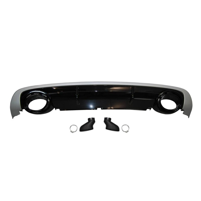 Rear Diffuser Audi A6 Sedan / Avant C6 2009-2012 Look RS6 ABS