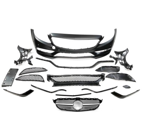 Kit De Carrocería Mercedes W205 2014-2018 2P/4P/SW Look AMG C63