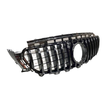 Front Grill Mercedes W213 Look GT Full Black Camera