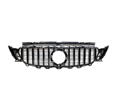 Front Grill Mercedes W213 Look GT Full Black Camera