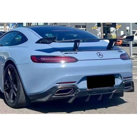 Difusor Trasero Mercedes R190 Coupe Look AMG GT Carbono