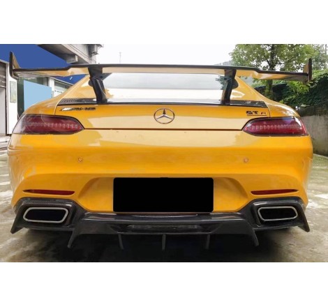 Difusor Trasero Mercedes R190 Coupe Look AMG GT Carbono