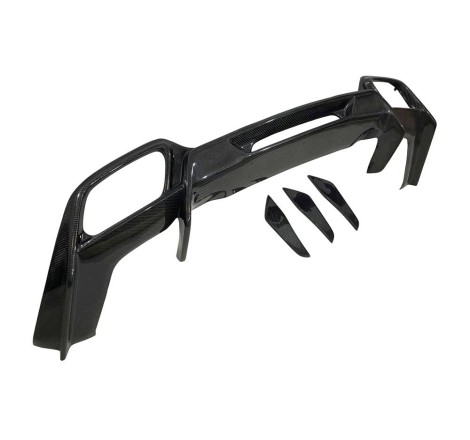 Difusor Trasero Mercedes R190 Coupe Look AMG GT Carbono