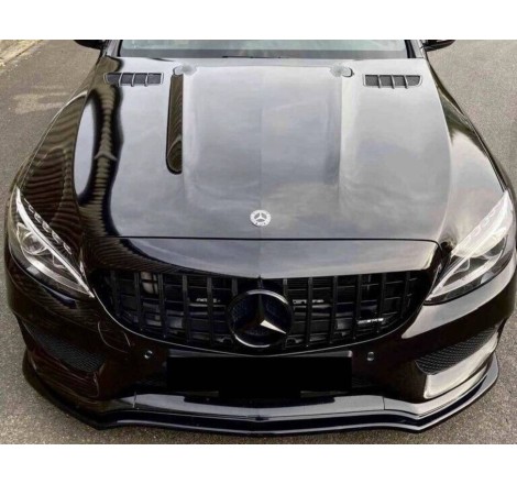 Bonnet Mercedes W205 2014-2020 GT Look C63 Aluminum
