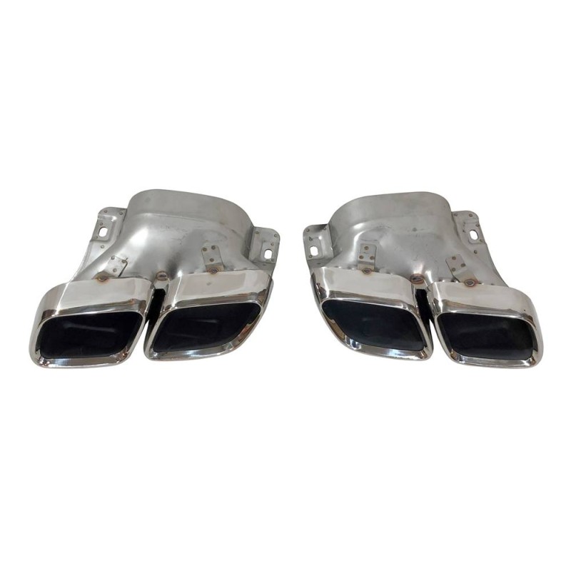 Exhaust Tail Mercedes W205 2019 Chrome