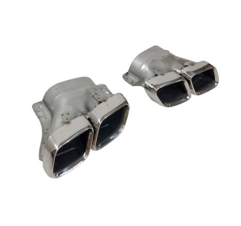 Cola De Escape Mercedes W205 2019 Chrome