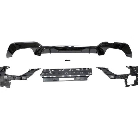 Difusor Trasero BMW G20 / G21 340 Look M Performance Brillante Negro