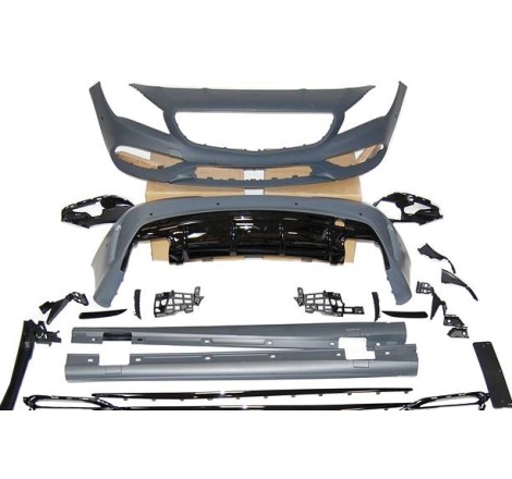 Kit Estetici Mercedes W117 13-18 4P / SW LCI Look AMG A45 II Griglia