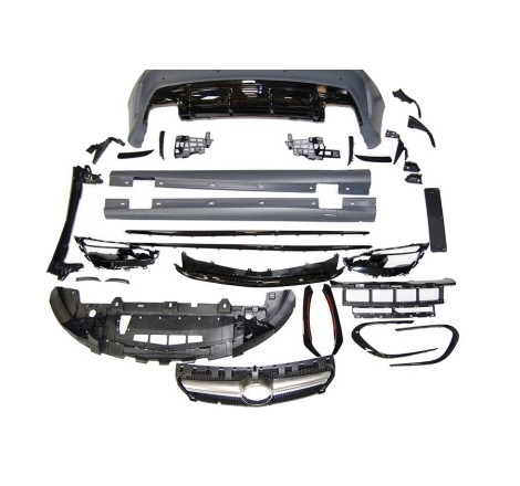 Kit Carrocería Mercedes W117 13-18 4P / SW LCI Look AMG A45 II Parrilla