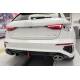 Diffusore Posteriore Audi A3 Sportback 2021+ SLine Look RS3 ABS