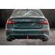 Difusor Trasero Audi A3 Sedan 2021+ SLine Look RS3 ABS