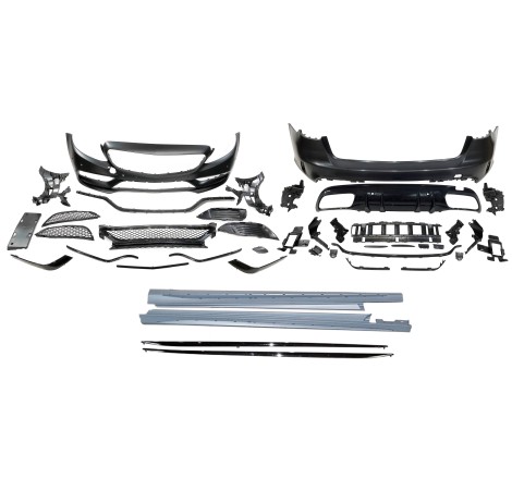 Kit De Carrocería Mercedes W205 SW 2014-2021 Look C63