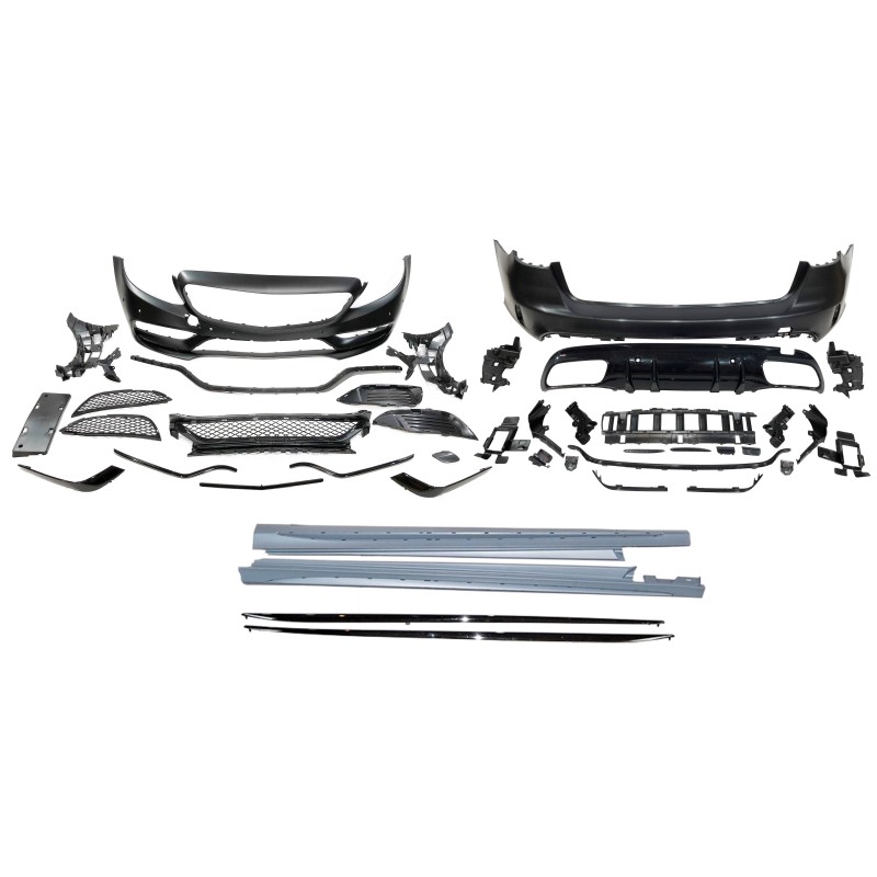 Kit De Carrocería Mercedes W205 SW 2014-2021 Look C63