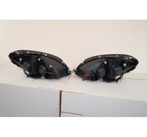 Faros Delanteros Luz De Dia Mercedes W204 '07-'10 Black Int. led