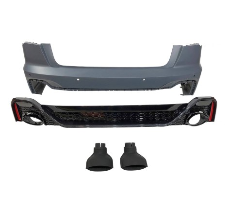 Rear Bumper Audi A6 C8 Look RS6