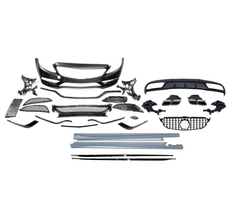 Kit De Carrocería Mercedes W205 2014-2018 4P / SW AMG Look C63