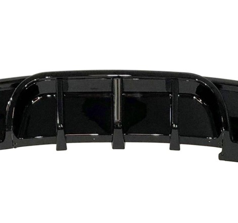 Difusor Trasero BMW E82 / E88 look M Performance Brillante Negro Luz de freno led