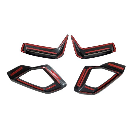 Splitters Anteriore BMW G05 X5 / G18 LCI Nero lucido