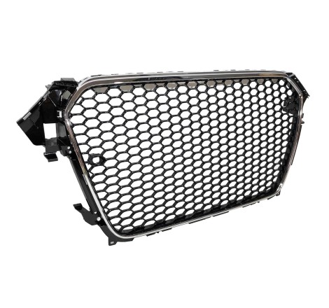 Front Grill Audi A4 2013-2016 Look RS Black chromed