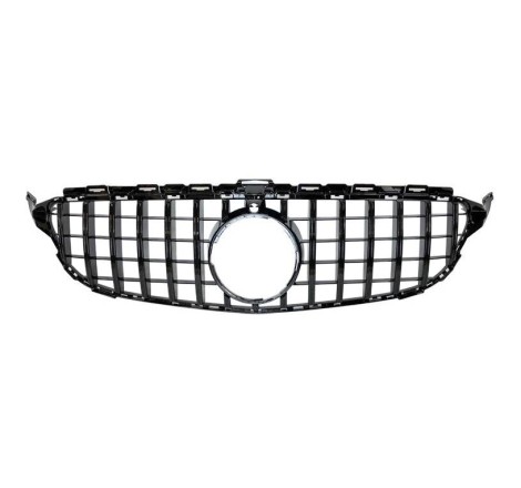 Parrilla Mercedes W205 2015-2018 Full Black Con Cámara