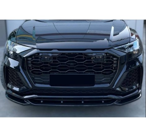 Spoiler Delantero Audi Q8 RSQ8 Negro brillante