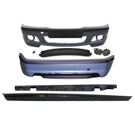 KIT DE CARROCERIA BMW E46 4P 2002-2004 LOOK M-TECH ABS