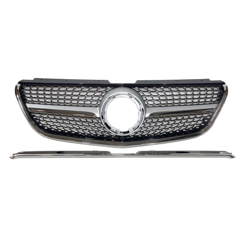 Front Grill Mercedes Vito W447 2022+ Look Diamond