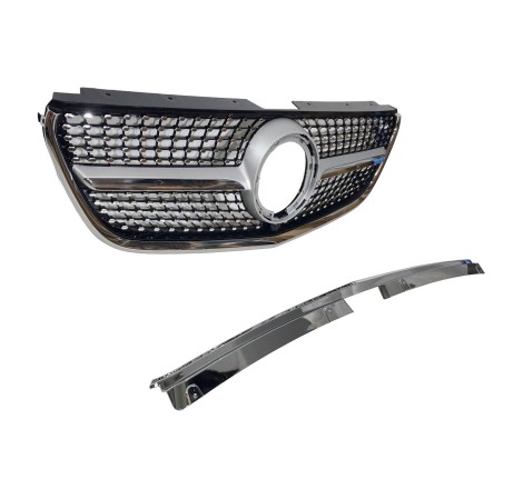 Front Grill Mercedes Vito W447 2022+ Look Diamond