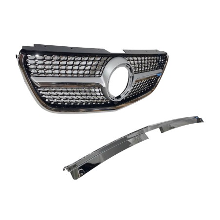 Front Grill Mercedes Vito W447 2022+ Look Diamond