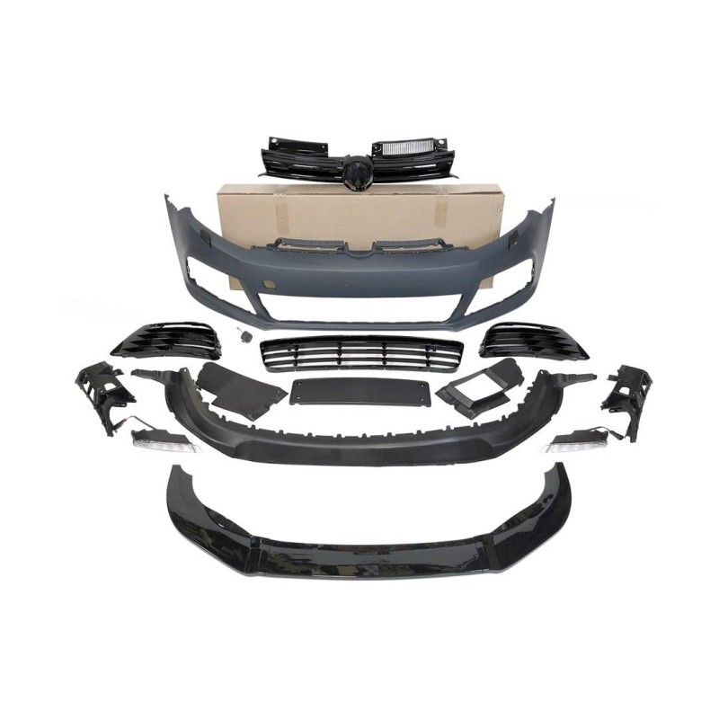 Front Bumper Volkswagen Golf 6 R20 Front spoiler