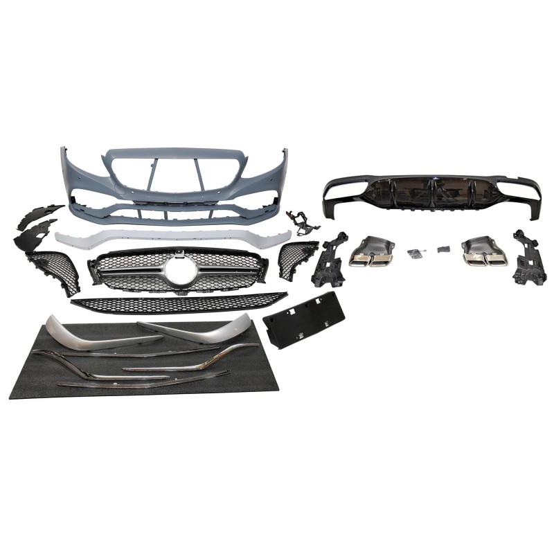 KIT ESTETICI MERCEDES W213 4 porte / Estate 2016-2019 look AMG E63
