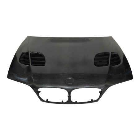 Capó Carbono BMW E46 '02-06 2P. Look M3 GTR C/T