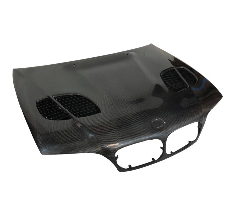Cofano Carbonio BMW E46 '02-06 2P. Look M3 GTR C/T