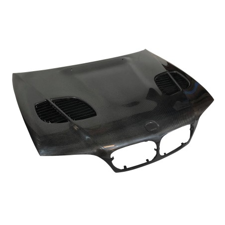 Cofano Carbonio BMW E46 '02-06 2P. Look M3 GTR C/T