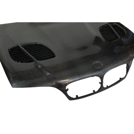 Cofano Carbonio BMW E46 '02-06 2P. Look M3 GTR C/T
