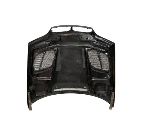 Cofano Carbonio BMW E46 '02-06 2P. Look M3 GTR C/T