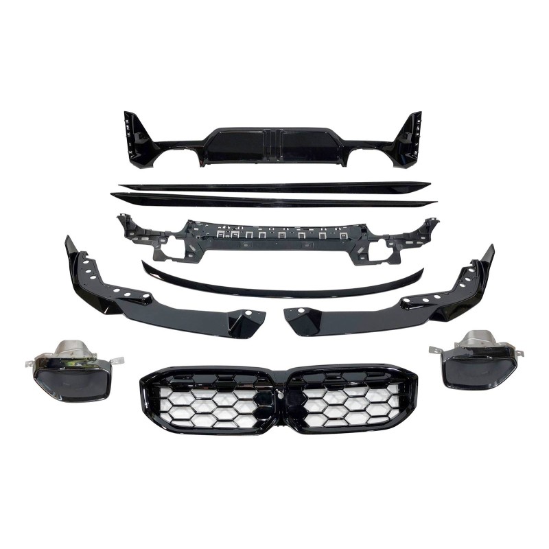 Kit De Carrocería BMW G20 / G21 LCI Look M Performance Brillante Negro
