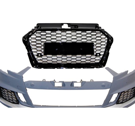 Paragolpes Delantero Audi A3 2016-2019 4 Puertas Look RS3 