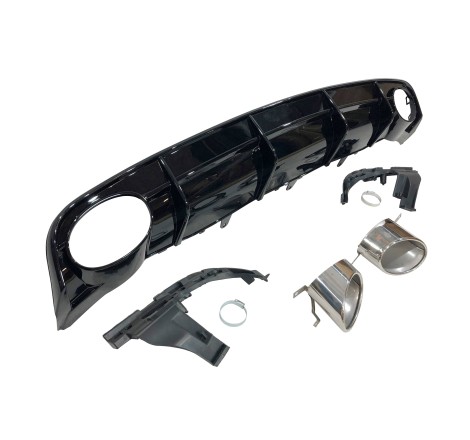 Difusor Trasero Audi A6 / A6 Avant Look RS6 2015-2018 C7 ABS