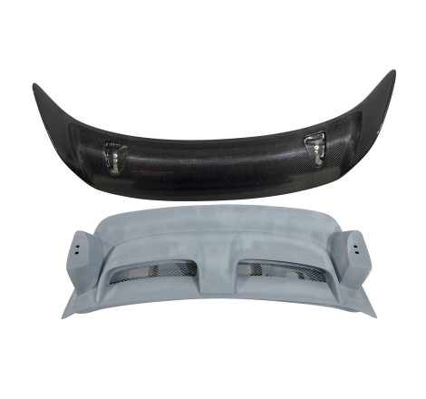 Portón Fibra Porsche 911 / 997 2005-2008 Look GT2 Con Alerón Carbono
