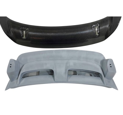 Portón Fibra Porsche 911 / 997 2005-2008 Look GT2 Con Alerón Carbono