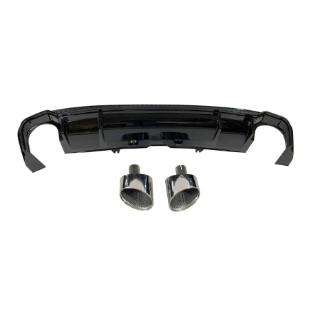 Difusor Trasero Audi A5 Sportback SLine 2017 Look S5