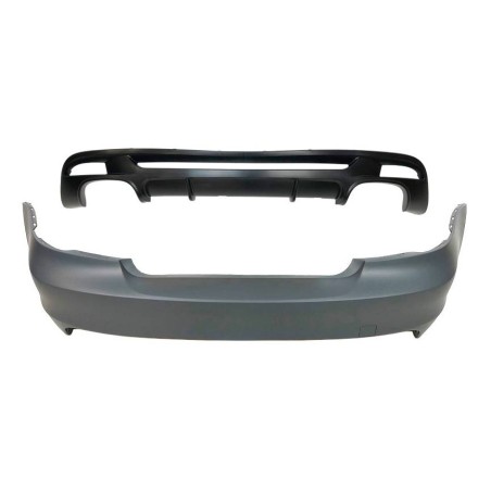 Rear Bumper BMW E82 / E88 07-11 2 Exhaust  look M Performance