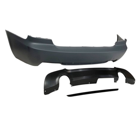 PARAURTI POSTERIORI BMW E92 M-TECH DOPPIA USCITA ABS