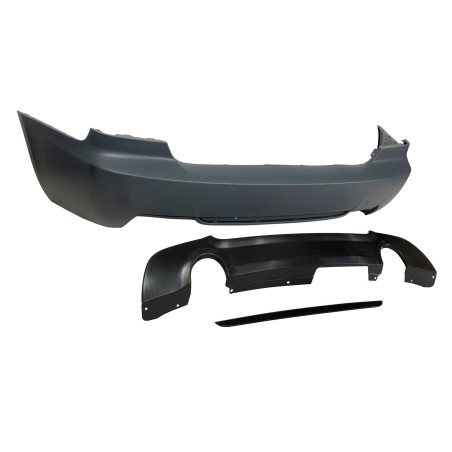 PARAURTI POSTERIORI BMW E92 M-TECH DOPPIA USCITA ABS