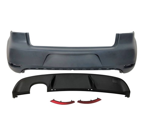 Paragolpes Trasero Volkswagen Golf 6 Look GTI 1 Salida ABS