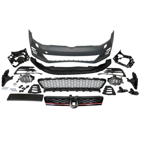 Front Bumper Volkswagen Golf 7.5 3/5D Facelift Look GTI