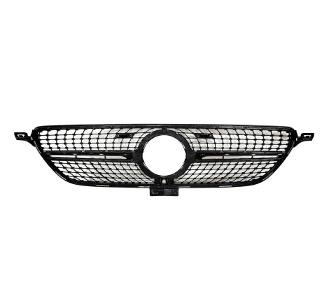 Front Grill Mercedes GLE Coupe C292 (2015-2018) GLE W166 SUV (2015-2018) Look Diamond Camera Chromed
