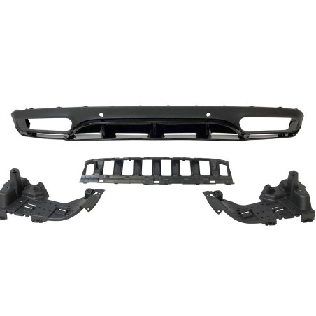 Difusor Trasero Mercedes W205 2014-2018 Coupe AMG Look C63 ABS