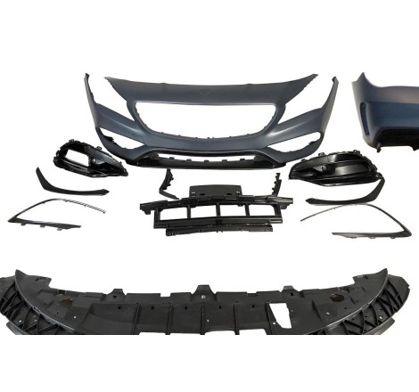 Kit Carrocería Mercedes W117 13-16 4P / SW LCI Look AMG A45 Parrilla